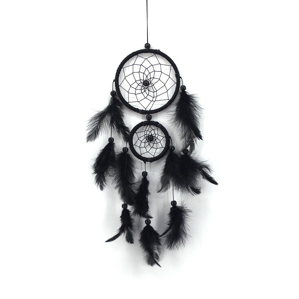 Style Catching Up Handmade Tapestry Dream Catcher Feather Weaving Wind Chimes Feathers Wall Hanging