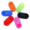 6 Colors 3 Buttons Silicone Flip Folding Key Cover for Fiat 500