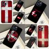 Чехол Флаг Дании Для OnePlus 15 R 12 12R 13T 13 13R 11 10 Pro 10T 8T Nord 5 CE 2 3 4 Lite N20 N30 Обложка