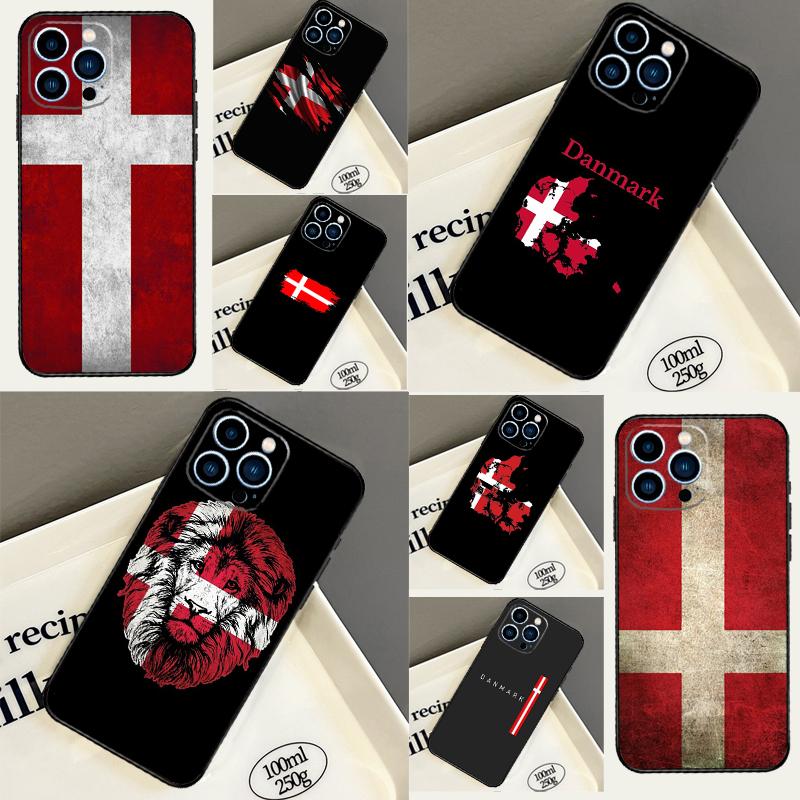 Denmark Flag Phone Case For Xiaomi Redmi Note 14 Pro 12 11 9 10 13 15 Pro Plus 10C 12C 13C 14C 15C Cover