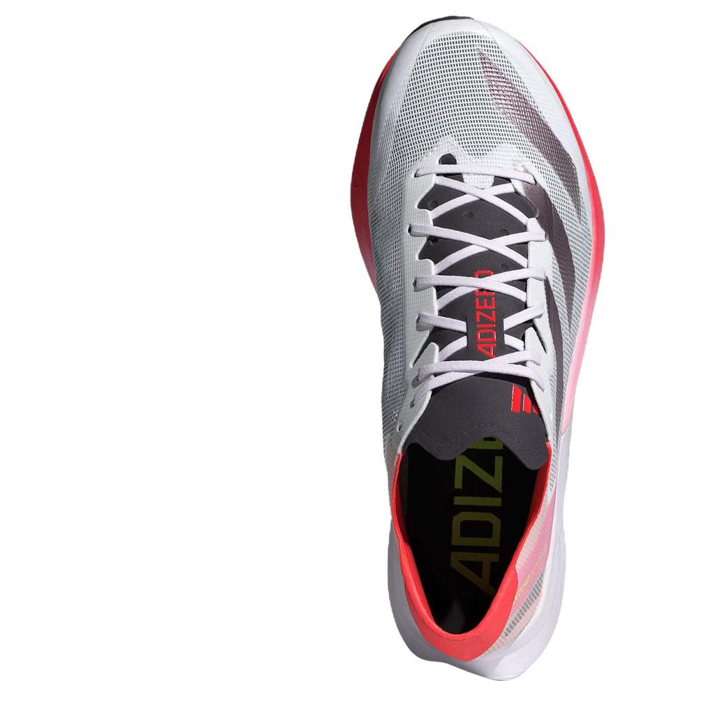 adidas Adizero Adios 8 White Aurora Solar Red Мужские кроссовки Cloud-White Aurora-Metallic ID3630