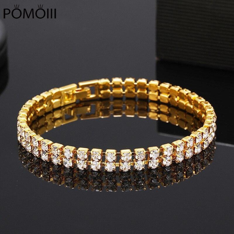 Ретро-браслет в стиле хип-хоп, мужская бижутерия, простая микро-инкрустированная цирконием теннисная цепочка на руку, европейский и американский модный браслет для женщин