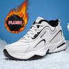 Men's Sneakers Vulcanize The Air Cushion Is Non-slip Waterproof Winter Sport Shoes for Men Running Shoes Warm Cotton Shoes with
