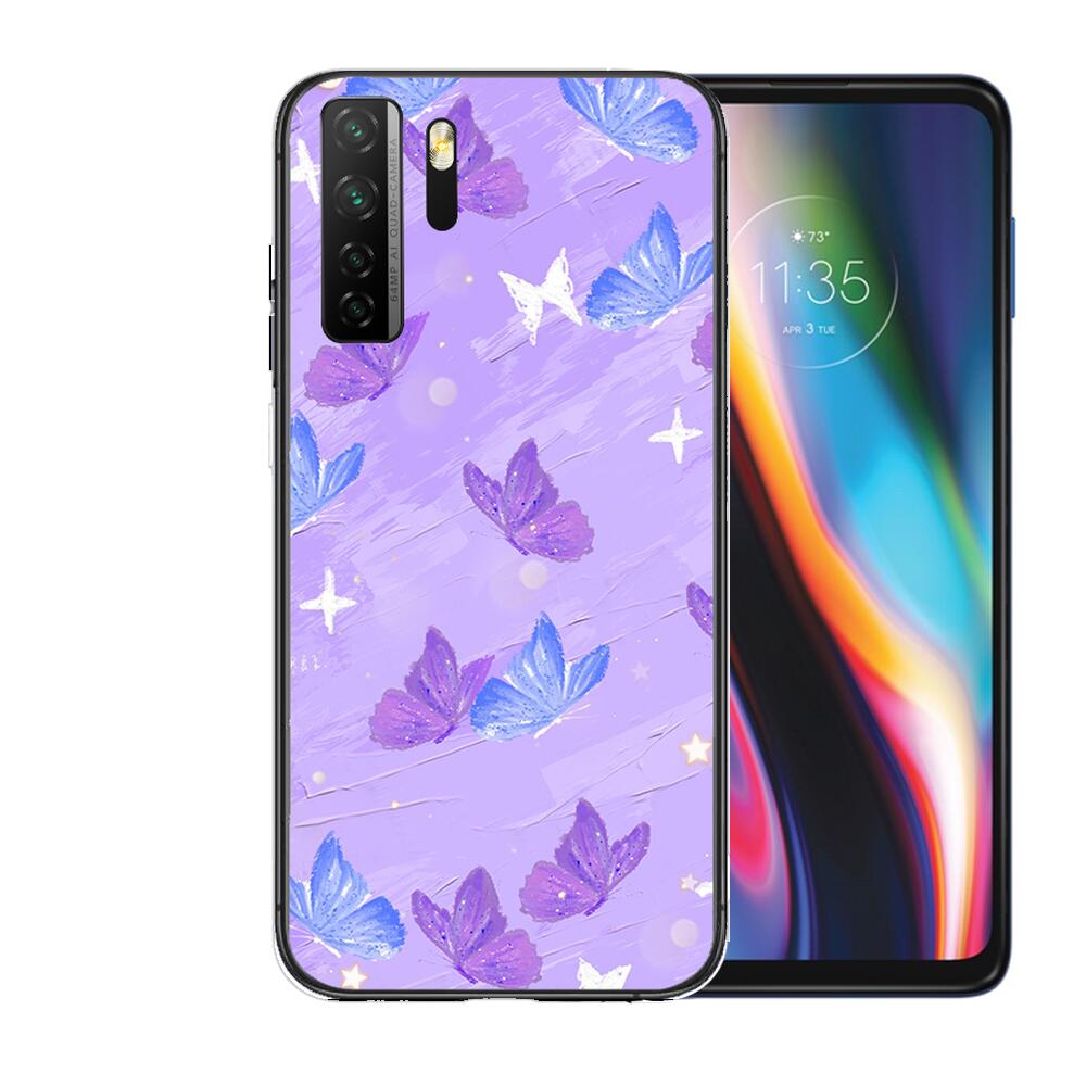 Beautiful Butterfly Pattern Black Soft Cover The Pooh For Huawei Nova 8 7 6 SE 5T 7i 5i 5Z 5 4 4E 3 3i 3E 2i Pro Phone Case Case