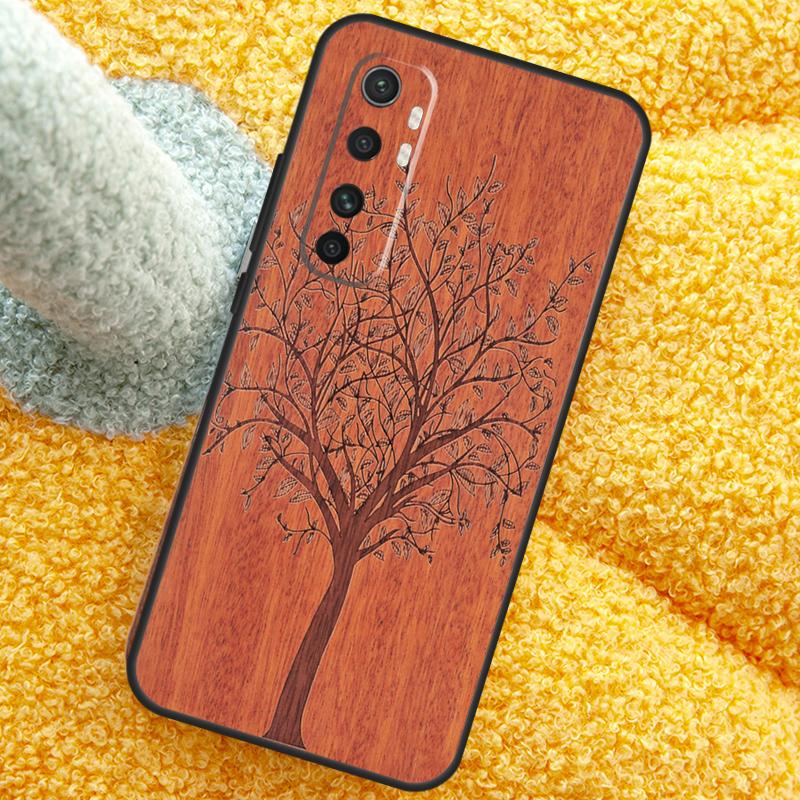 Натуральное бамбуковое дерево с принтом животных Для Xiaomi Mi 11T Pro 9T 10T 11 Lite Чехол Fundas Для POCO F3 M3 M4 X3 Pro X3 GT NFC Чехол