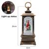 Christmas Santa Claus Musical Lantern Decoration LED Hanging Lamp USB Home Decor