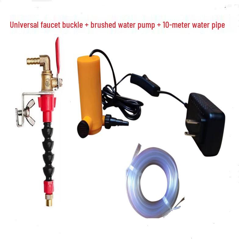Universal Flexible Water Nozzle for Cutting & Grooving Machines - Dustproof Spray Head for Marble Saw Blade Cooling