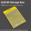 Drill Bit Storage Box Double Head Screwdriver Bit Organizer Case Box Accessories Tool Plastic Box Empty Drill Packaging Case