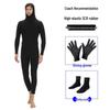 Мужской неопреновый гидрокостюм-fullsuit 3 мм, с задней молнией, теплый для сноркелинга и зимнего дайвинга