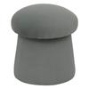 Atmosphera "Noa" Mushroom Velvet Pouf - Celadon