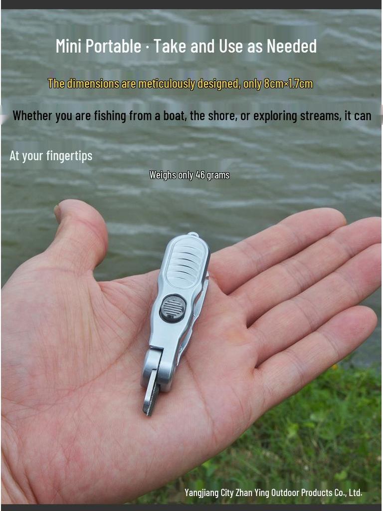 Компактные рыболовные ножницы для улицы: Мультитул для резки лески, работы с приманками и вязания узлов