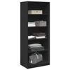 VidaXL Wardrobe Black 80x50x200 Cm Engineered Wood 3307721