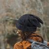 Женская вязаная шапка на зиму, повседневная, для холодной погоды, удобная, бини