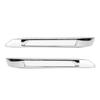 2pcs Fog Lamp Grille Chrome Molding Trim Cover Replacement for Benz GLK‑Class X204 Standard Facelift 2013 to 2015