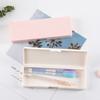 Frosted Pencil Box Plastic Stationery Storage Box School Office Supplies Pencil Case  Students