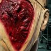 Halloween Costume Party Accessory Scary Nurse Masque, Horror Blood Latex Full Face Masque for Cosplay, Haunted House Prop, Theme Decoration