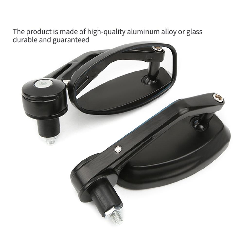 Мотоциклетный руль регулируемый отражатель заднего вида выпуклое зеркало для 7/8" 22 мм руль конец электромобиля 2 шт.