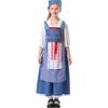 Hot Sale, Halloween Children's Manor Maid Costume Medieval Pastoral Maid Long Dress