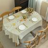 Прямоугольная скатерть, водостойкая маслостойкая крышка для стола, украшение для вечеринки, дома, свадьбы, кофейни, обеденная крышка с геометрическим узором