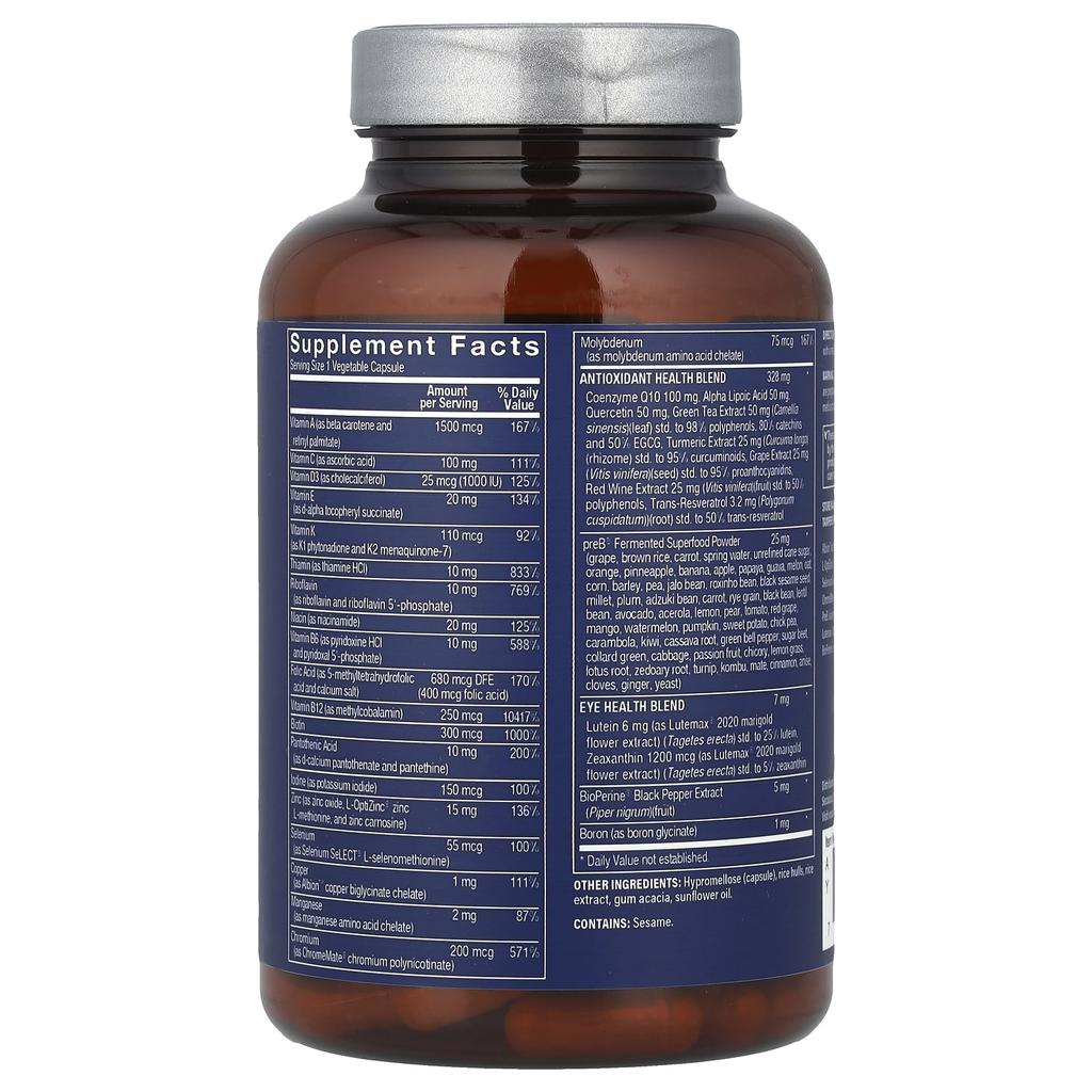 BioActive Men's One Daily Multi, 60 Veggie Capsules