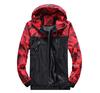Mens Camo Windproof Waterproof Coat Hooded Zipper Jacket Outwear Plus Size M-6XL