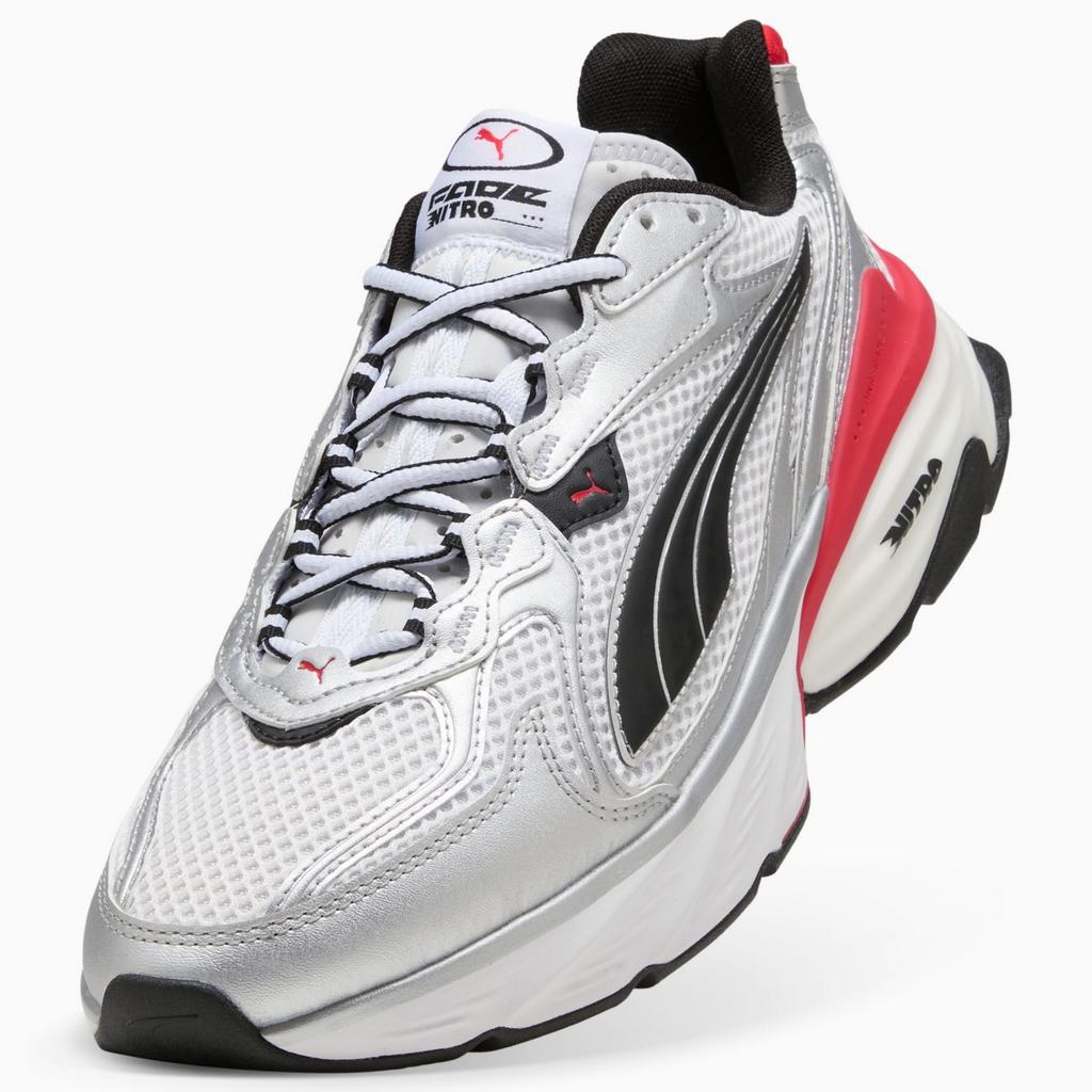 Puma FADE NITRO LS men's sports shoes silver 40620312 r 47