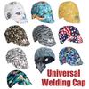 Elastic Welding Hat Sweat Absorption Welders Welding Protective Hat Cap Flame Resistant Head Full Protection Hoods
