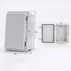 Outdoor Sealed Electrical Plastic Enclosure ABS with Hasp Distribution Box Transparent Cover IP66 Waterproof