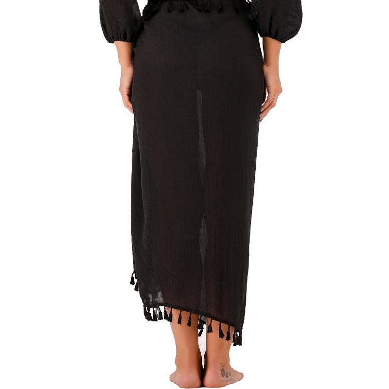 2023 Многоцелевое пляжное полотенце: Солнцезащитная шаль и юбка-фартук с кисточками для отдыха на европейском и американском побережье