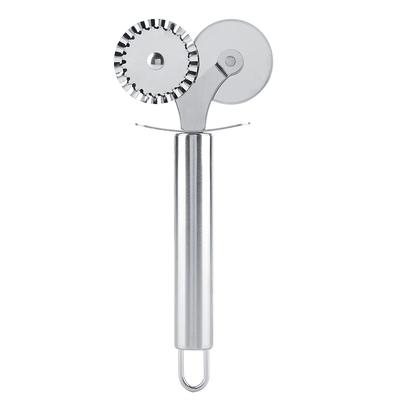 Колесо для пиццы из нержавеющей стали, кухонный нож для торта, безопасное колесо