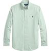 Polo Plaid Oxford Long Sleeve Button Down Shirt Men Shirts Green 710973081-002