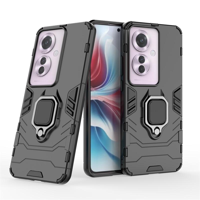 Подходит для чехла на мобильный телефон OPPO F25Pro Black Panther F27Pro + полноразмерный F19 держатель F17 противоударный F15 защитный чехол