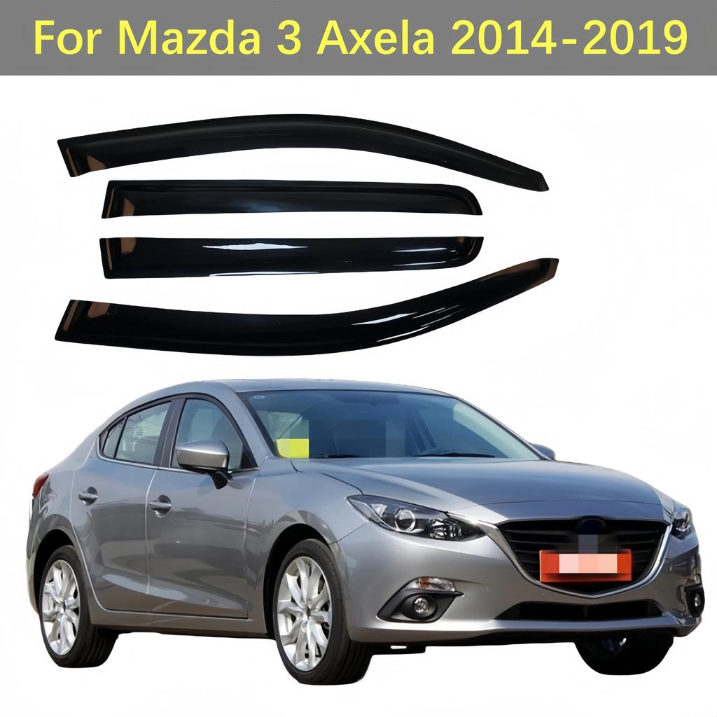 Для Mazda 3 Axela 2014-оконный козырек от солнца и дождя, дефлектор, навесы, клейкая крышка, отделка, аксессуары для стайлинга автомобилей
