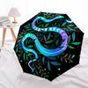 1pc Moon Snake Auto Open/Close Leisure Umbrella, Portable Folding Umbrella for Travel, Themed Events, It is suitable as a gift for various festivals,