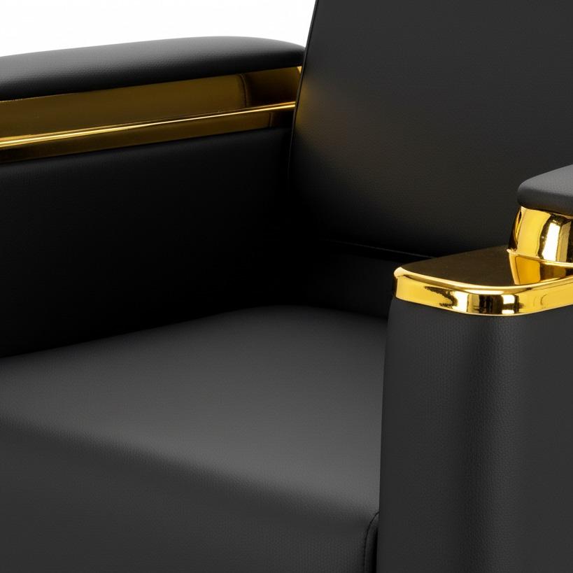 Hydraulic barber chair for the Midas hairdressing salon