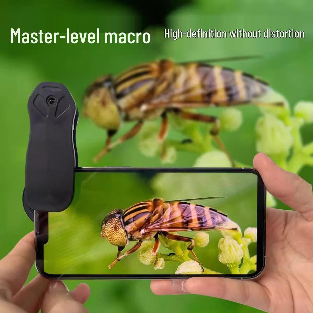 Универсальный HD широкоугольный и макрообъектив для мобильного телефона 0.45X для уличной трансляции