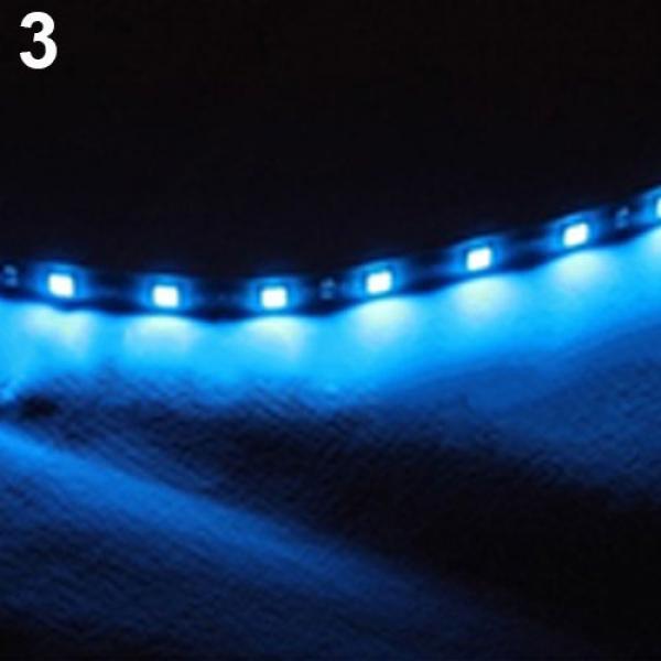 4 шт., 30 см, 3528 SMD 15, светодиодные, для автомобилей, грузовиков, двигателя, гриля, гибкие водонепроницаемые световые полосы