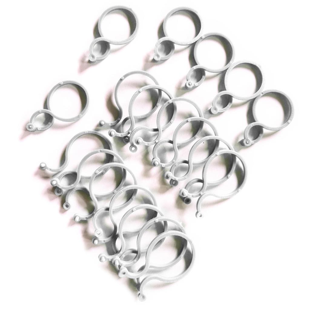 50 шт. зажимы для поддержки растений, зажимы для садовых цветов, зажимы для виноградной лозы, зажимы для овощей и томатов, пластиковые замки для растений, помогающие надежно закрепить растение