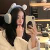 Windproof Winter Plush Earmuffs Warm Women Earflap Korean Bear Ear Earmuffs  Girls