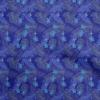 Cotton Flex Blue Fabric Tropical Sewing Material Print Fabric By The Yard 40 Inch