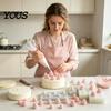 Легко снимаемые силиконовые формы для желе в форме клубники, для DIY муссовых тортов, мороженого, шоколада, выпечки, смолы, свечей, мыла, поделок