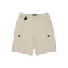 Solid Color Zipper Shorts Men Shorts Oatmeal VN0002P32N1