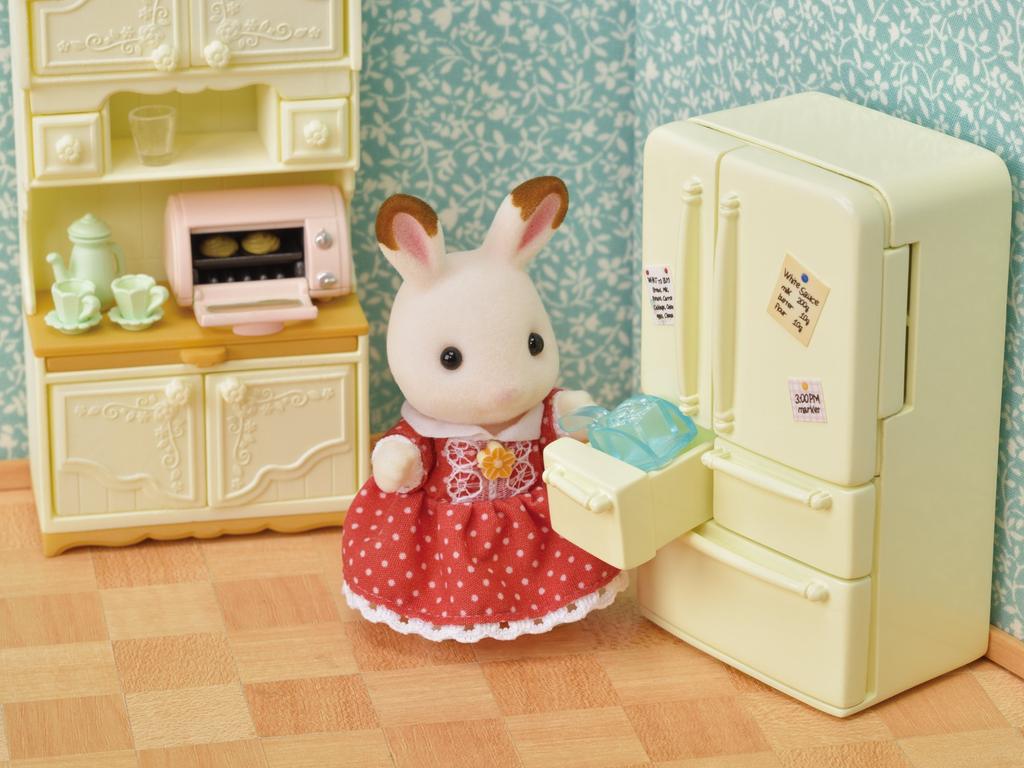 Sylvanian Families Мебель ST Mark Сертификация Возраст Игрушка Кукольный домик Sylvanian Families EPOCH [Набор холодильников] Car-422 3+