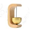 Wooden Magnetic Door Bell for Home Entrance | Beech Wood Wind Chime with Brass Sound | Decorative for Refrigerator, Glass, Entryway