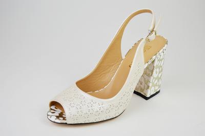 Босоножки 09569 37 Бежевые кожа