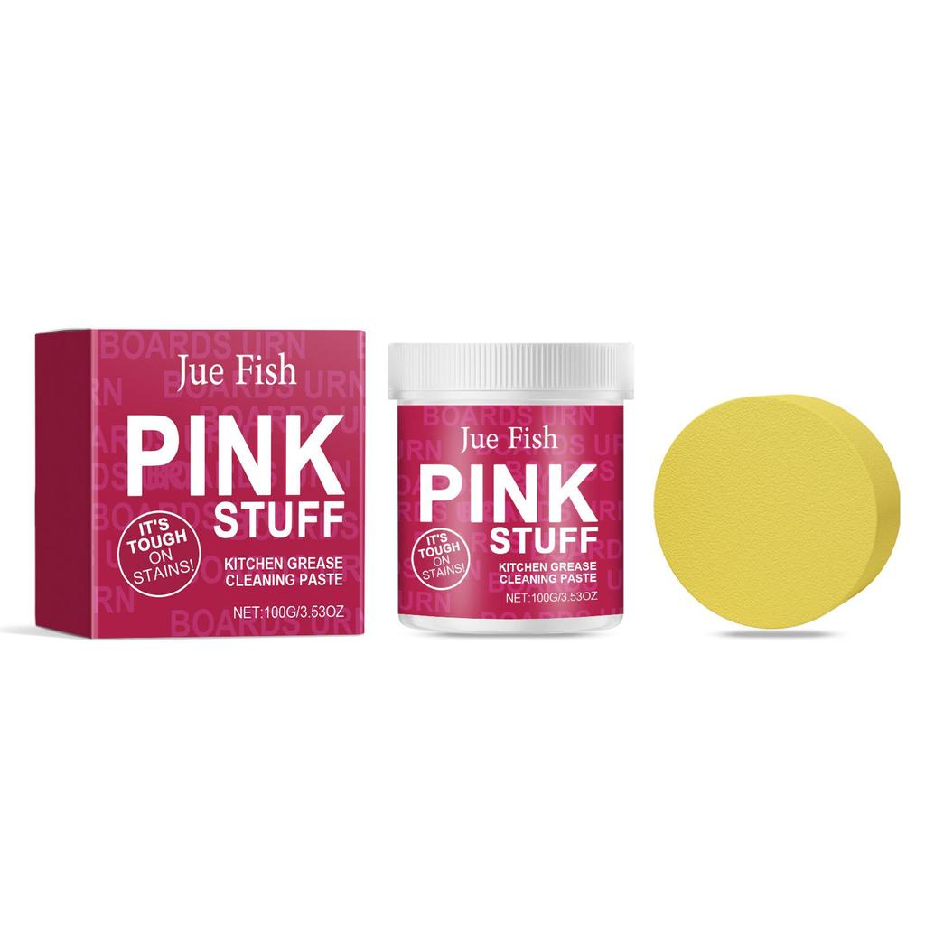 JUE FISH Kitchen Degreasing Cleaning Cream Gentle Multi-Purpose Cleaning Cream Removes Heavy Kitchen Grease Cleaning