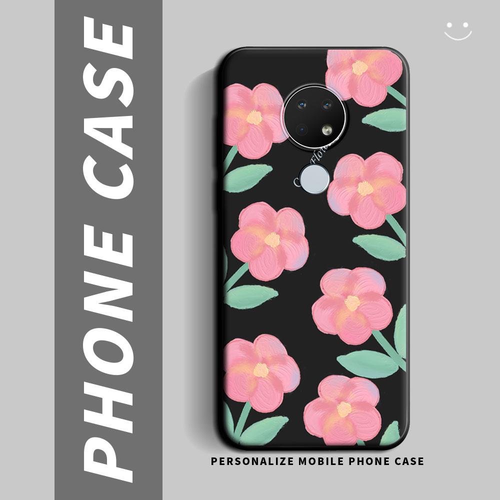 For Nokia 7.2 6.3 6.2 5.4 5.3 5.4 Case Cartoon Cute Flower Shockproof Silicone Soft Phone Case For Nokia 3.4 2.4 1.4 Back Cover