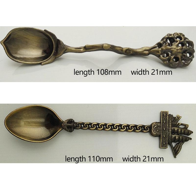 Высокое качество 5 шт./компл. креативные ретро кофейные ложки из нержавеющей стали ложка подарки ложка