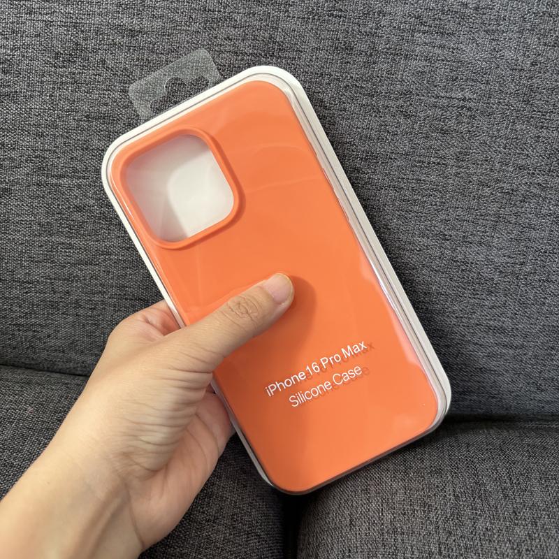 Чехол Apple Original 16 Pro max для Apple 15 14 13 12 Pro max из мягкого силикона с защитой от скольжения и грязи
