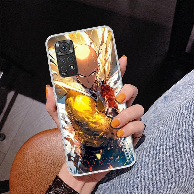 Чехол для телефона аниме One-Punch Man для Xiaomi Redmi Note 15 14 13 12S 12 11 Pro Plus 14S 11S 11E 10 10S 11T 5G Персонализированный чехол Re